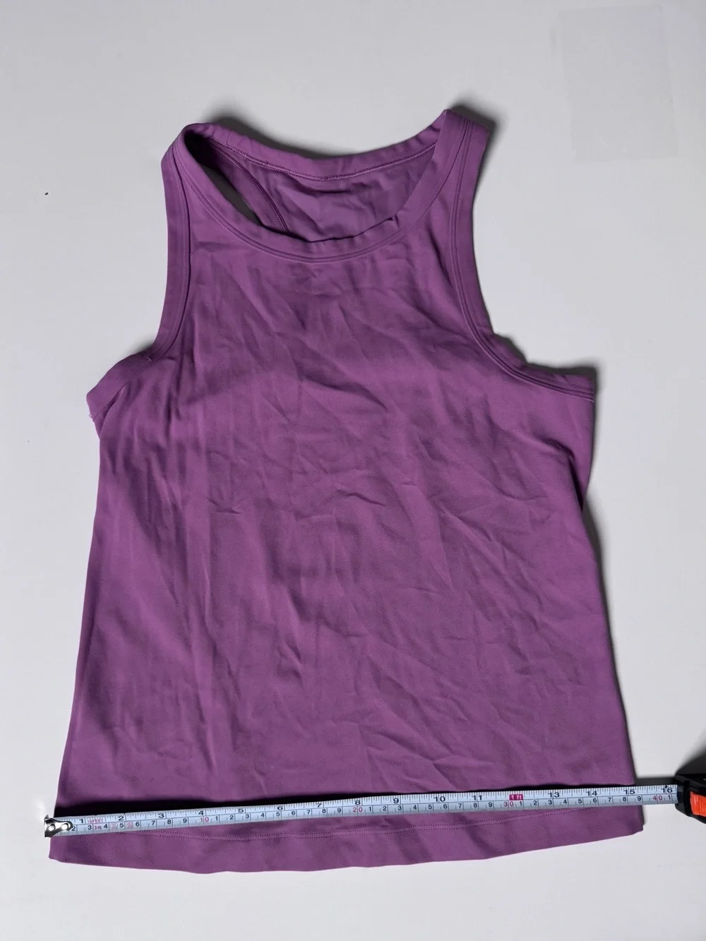 Lululemon Align Waist Length Racerback Tank Top Nulu Velvet Dust